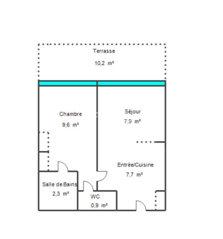Appartement - 29 m² - 2 pièces