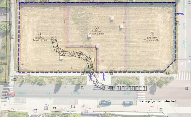 Terrain - 547 m²