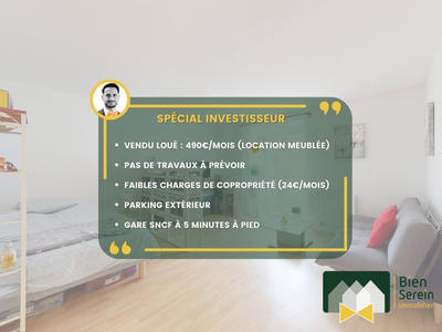 Appartement - 35 m² - 1 pièce