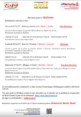 Les Randonnées du Téléthon