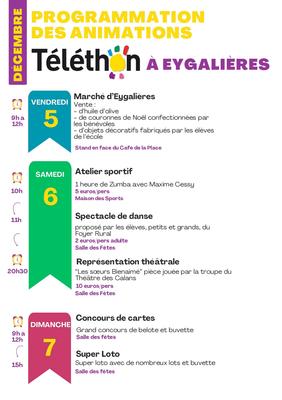 Le Téléthon à Eygalières