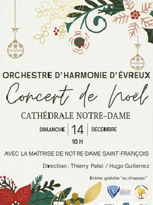 Concert de Noël de l'Orchestre d'Harmonie d'Evreux