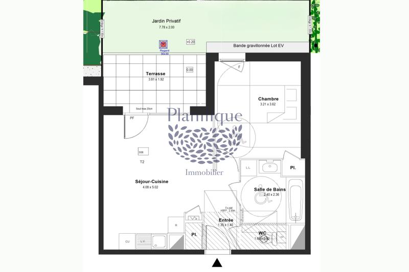 Appartement - 42 m² - 2 pièces