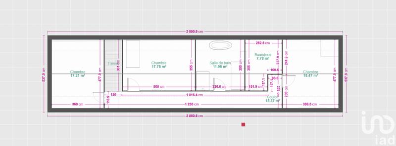 Maison - 162 m² - 2 pièces