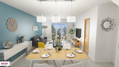 Maison - 60 m² - 3 pièces