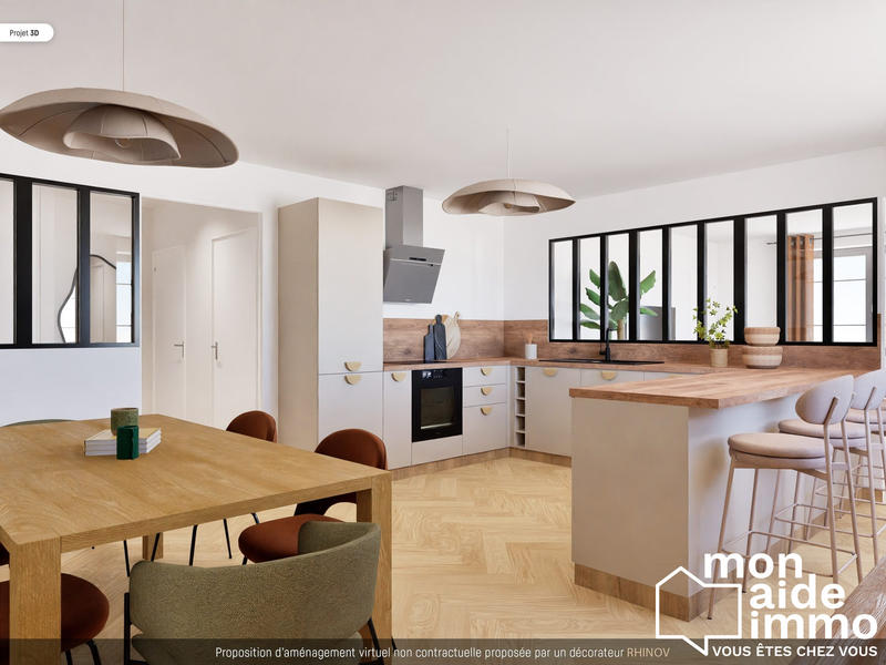 Appartement - 85 m² - 3 pièces