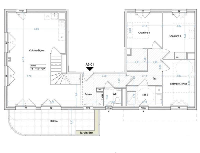 Appartement - 115 m² - 4 pièces