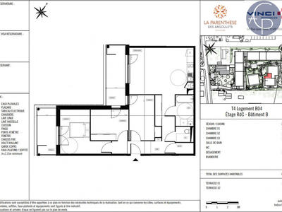 Appartement - 85 m² - 4 pièces