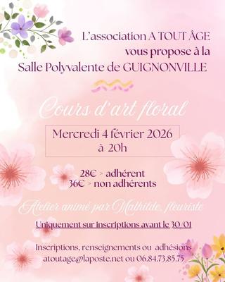 Cours d'art floral