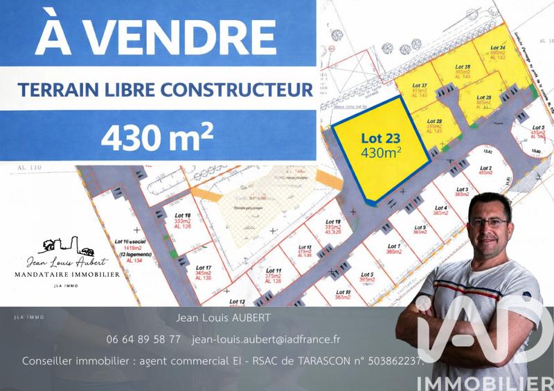 Terrain - 430 m²