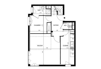 Appartement - 102 m² - 5 pièces