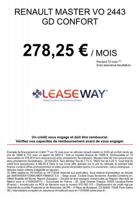 Renault Master III Fg F3300 L2h2 2.3 Dci 130ch Grand Confort Euro6