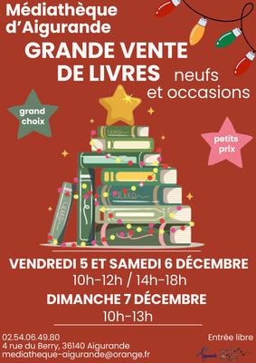 Grande vente exceptionnelle de livres neufs et d'occasion