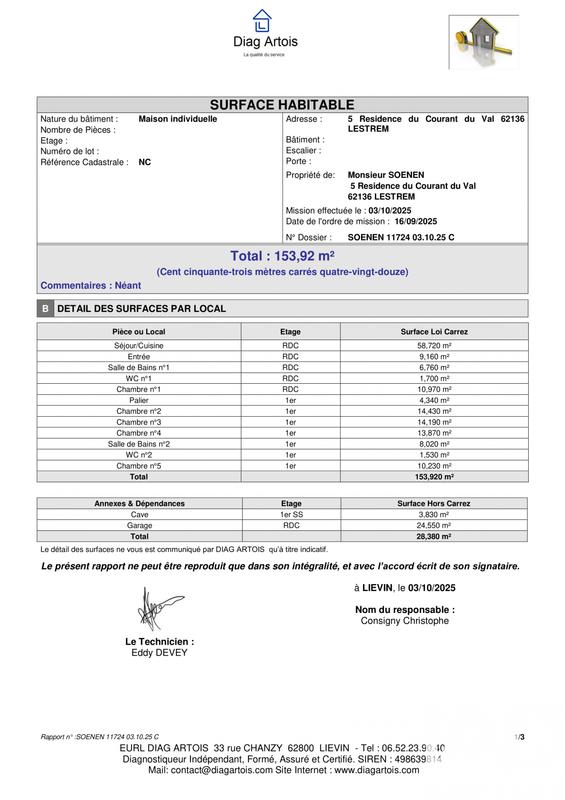 Maison - 154 m² - 7 pièces