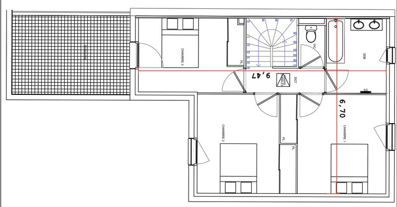 Villa - 99 m² - 4 pièces