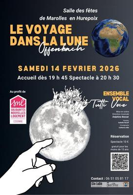Spéctacle solidaire : le voyage dans la Lune d'Offenbach
