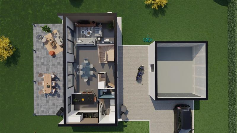 Terrain constructible - 1 300 m²