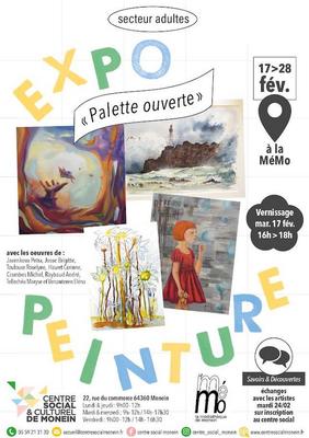Exposition : Palette ouverte