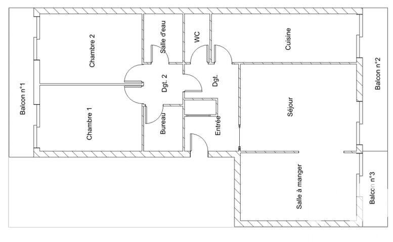 Appartement - 83 m² - 4 pièces