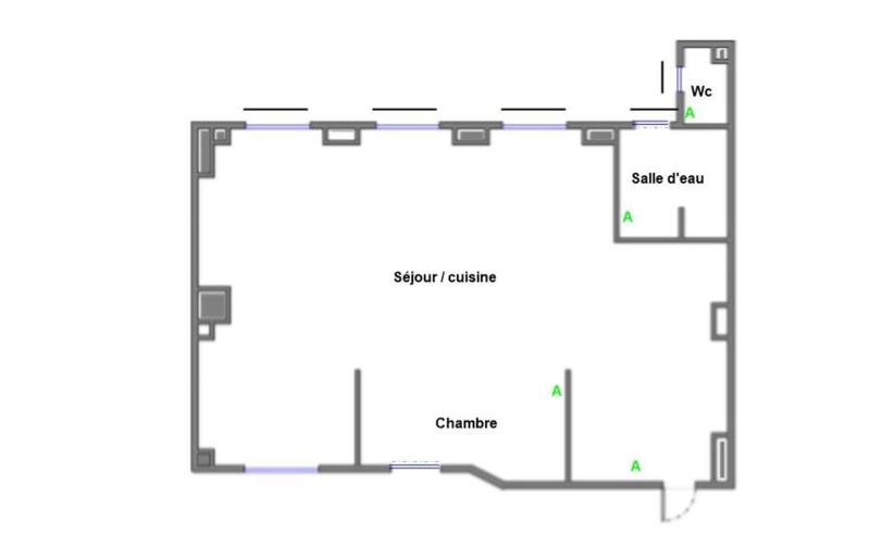 Appartement - 63 m² - 2 pièces