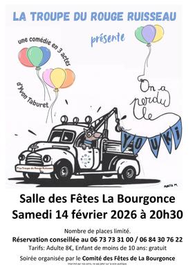 Soirée théâtrale « la troupe du Rouge Ruisseau »