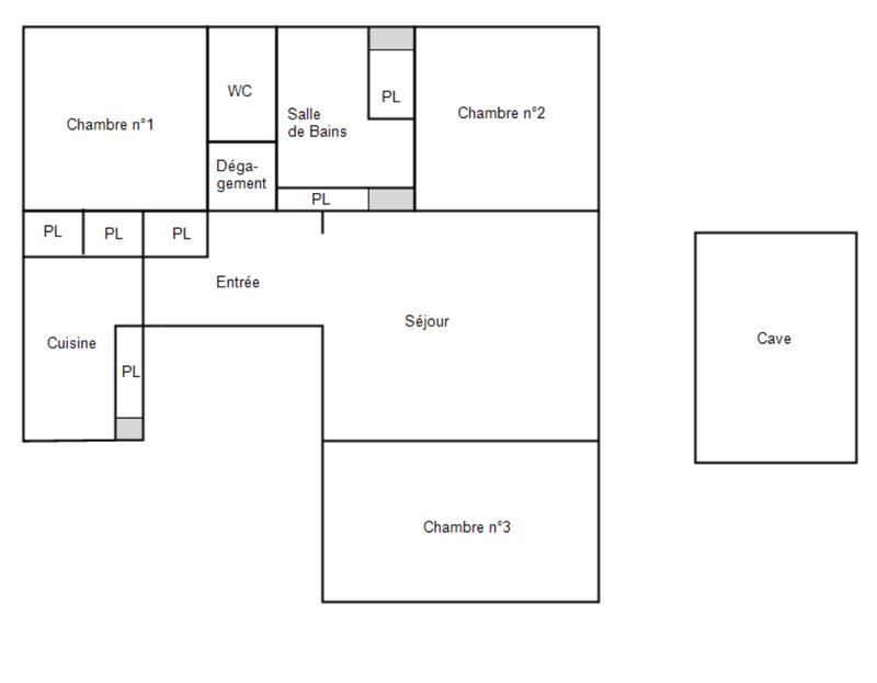Appartement - 72 m² - 4 pièces