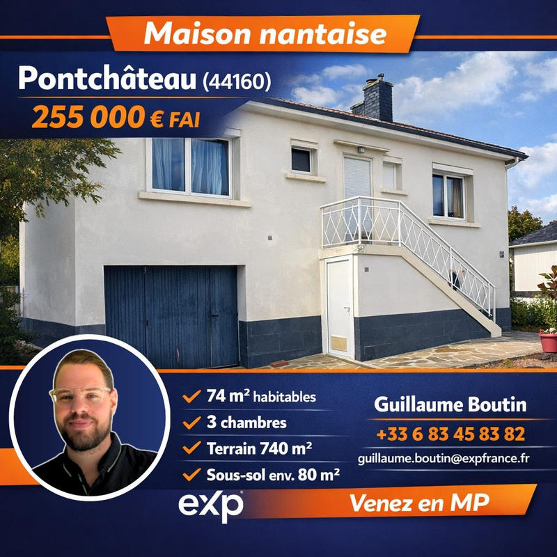Maison - 74 m² - 5 pièces