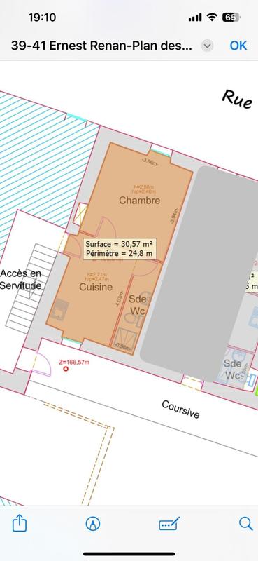 Appartement - 30 m² - 2 pièces