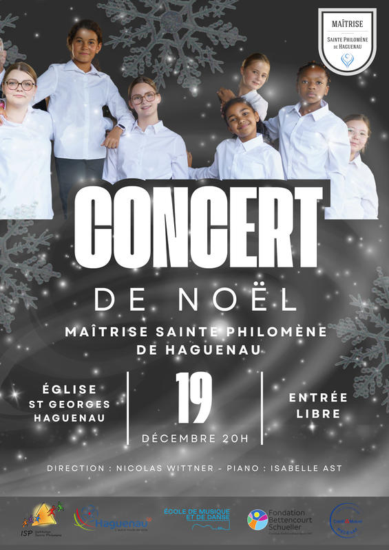 Concert de Noël de la Maîtrise Sainte-Philomène