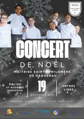 Concert de Noël de la Maîtrise Sainte-Philomène