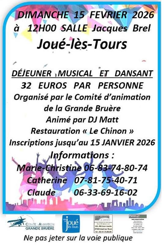 Déjeuner musical et dansant