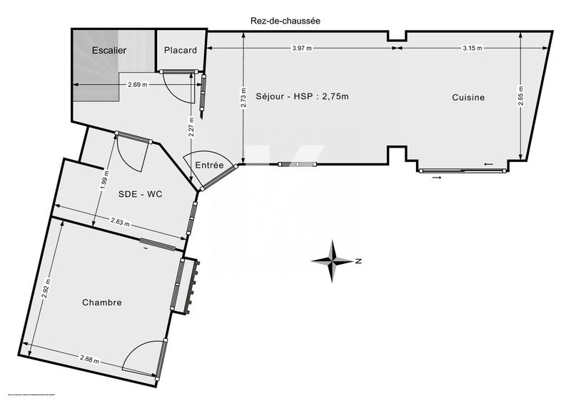 Appartement - 64 m² - 4 pièces