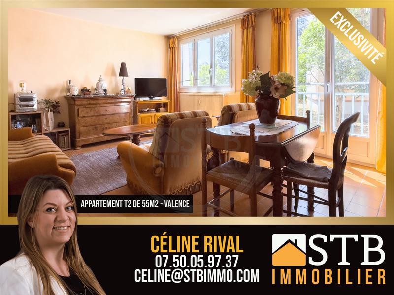 Appartement - 55 m² - 2 pièces