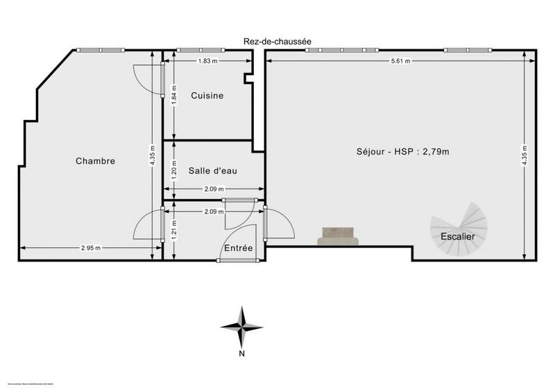 Appartement - 53 m² - 3 pièces