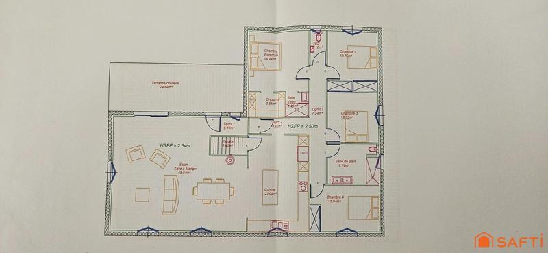 Maison - 151 m² - 6 pièces