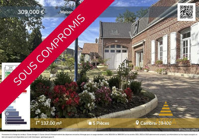 Maison - 137 m² - 5 pièces