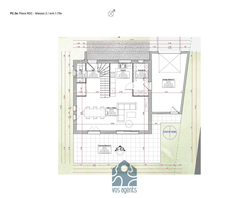 Maison - 111 m² - 5 pièces