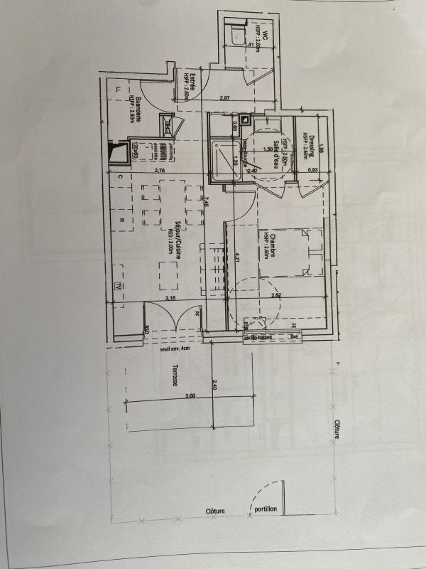 Appartement - 43 m² - 1 pièce