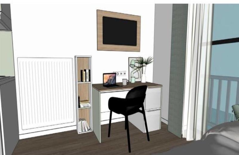 Appartement - 17 m² - 1 pièce