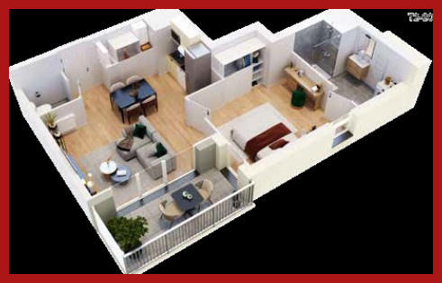 Appartement - 44 m² - 2 pièces