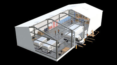 Local commercial - 2 162 m² - 1 pièce