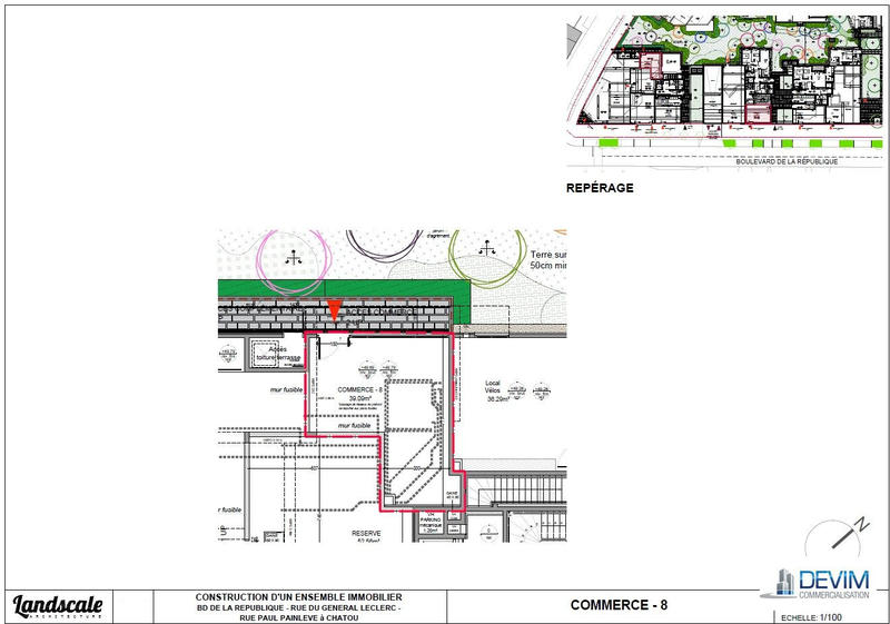 Local commercial - 328 m²