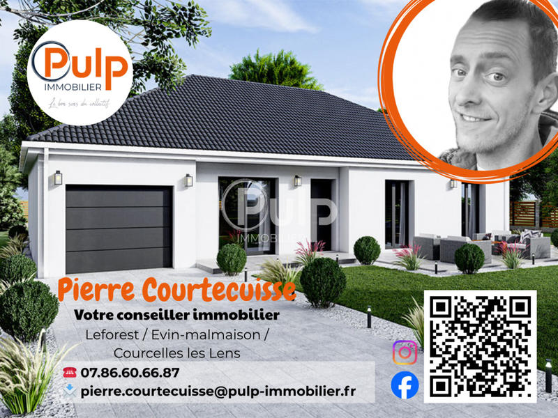 Maison de ville - 85 m² - 5 pièces