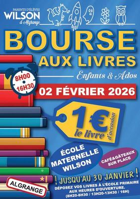 Bourse aux livres enfants et ados