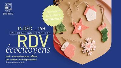 Rendez-vous écocitoyens : Venez réaliser des cadeaux écoresponsables