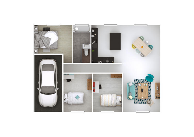 Maison - 89 m² - 4 pièces