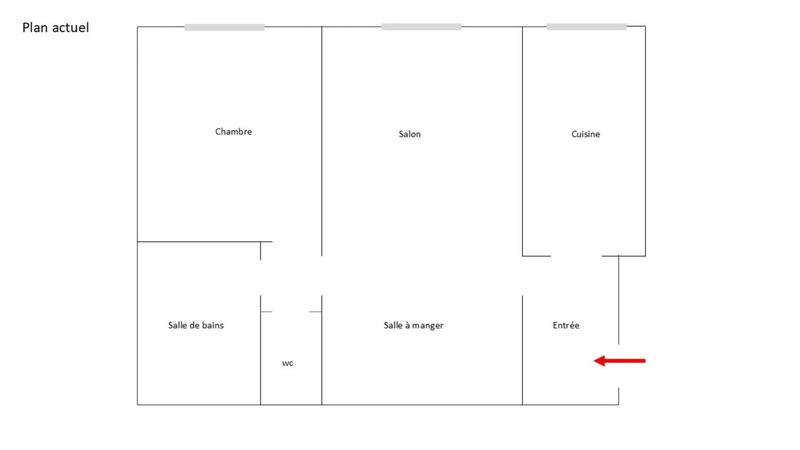 Appartement - 50 m² - 3 pièces