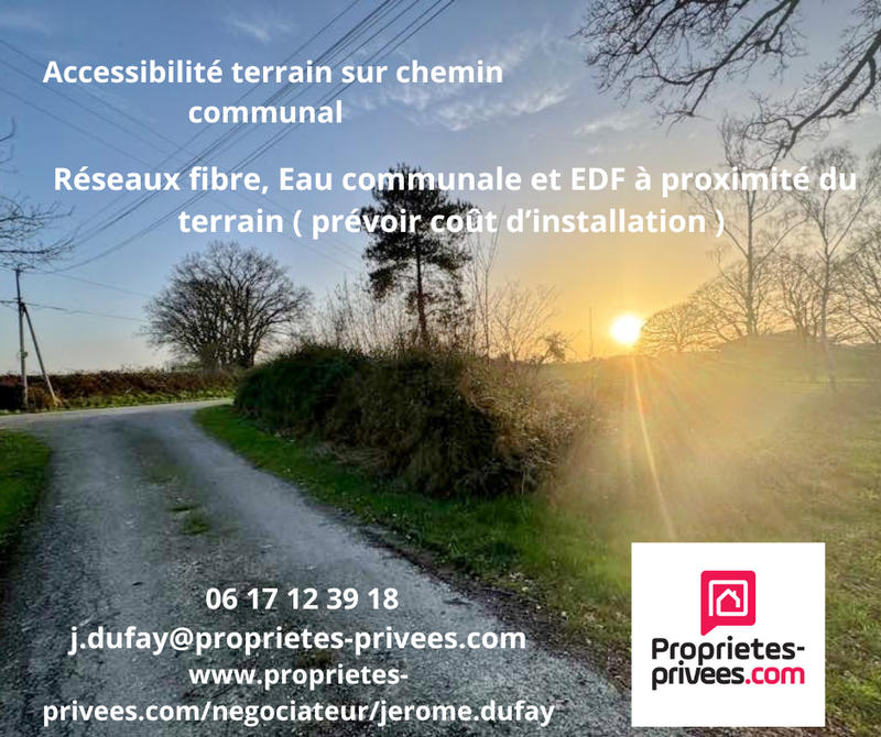 Terrain constructible - 2 060 m²
