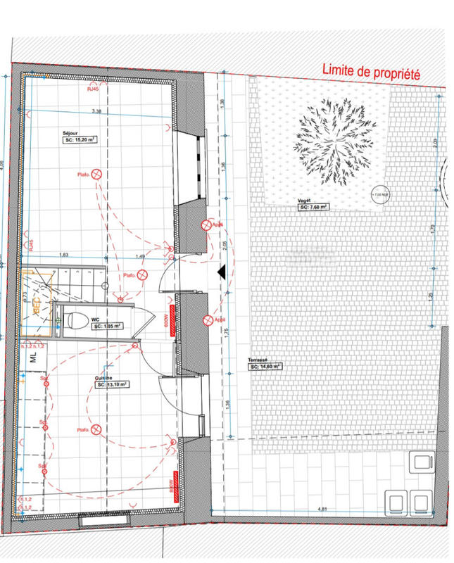 Maison - 57 m² - 3 pièces