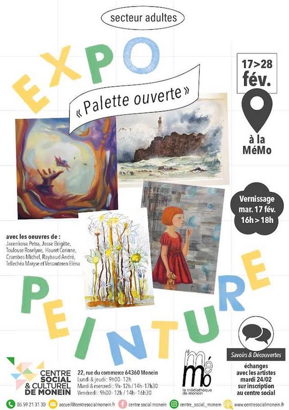 Vernissage exposition : Palette ouverte